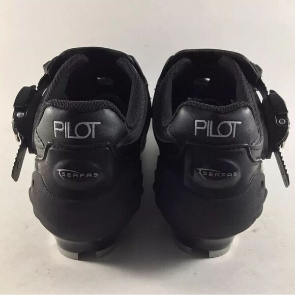 Serfas Pilot MTB road cycling shoes cleats black size EU 39 mens 6.5 womens 8.5 - Picture 4 of 8